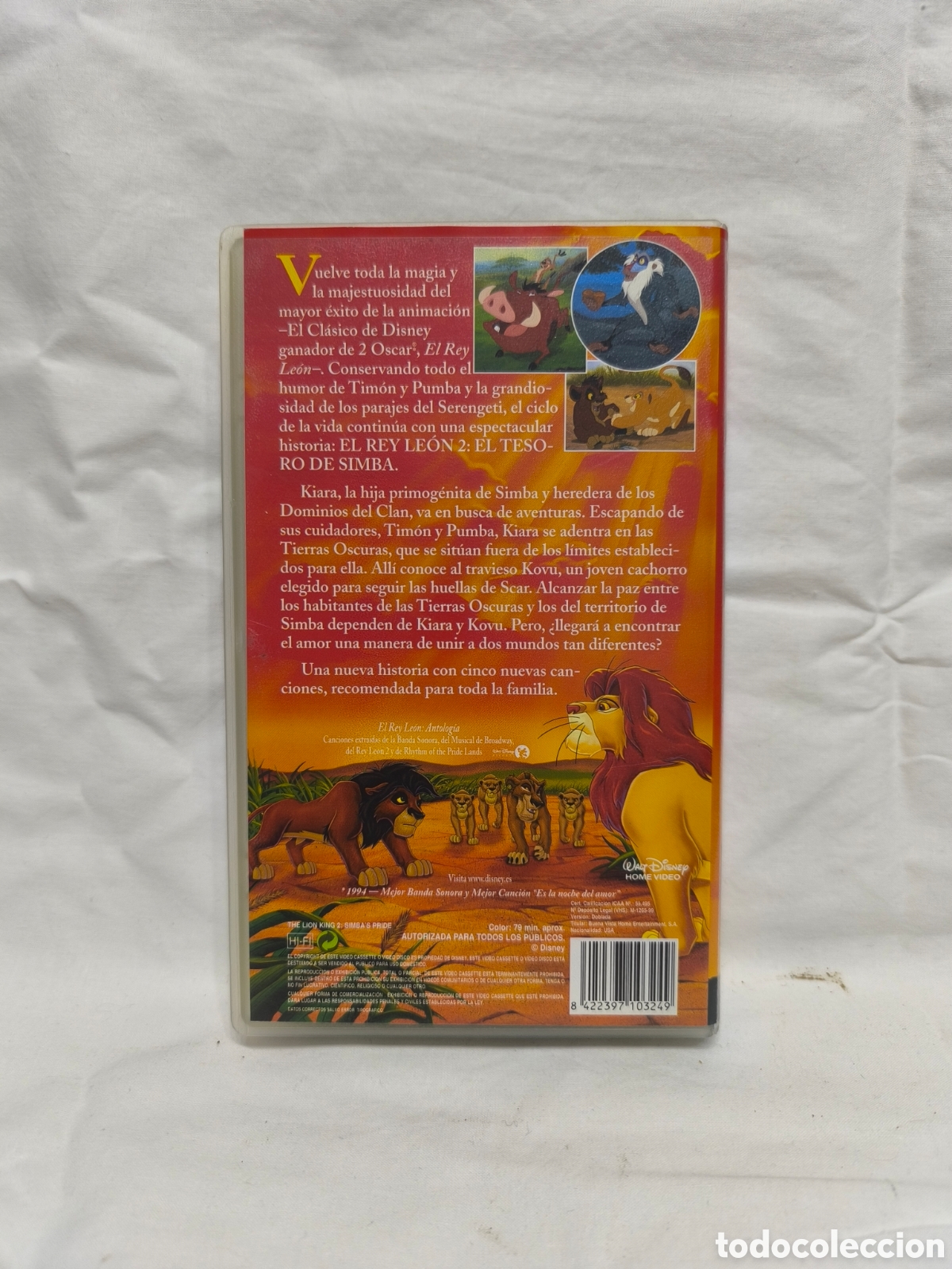 Cine: El rey le&oacute;n 2. El tesoro de Simba VHS - Foto 3