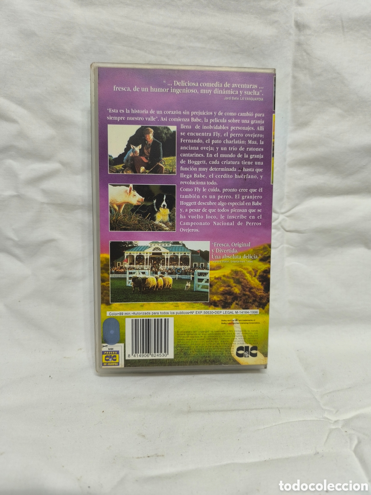 Cine: Babe el cerdito valiente VHS - Foto 3