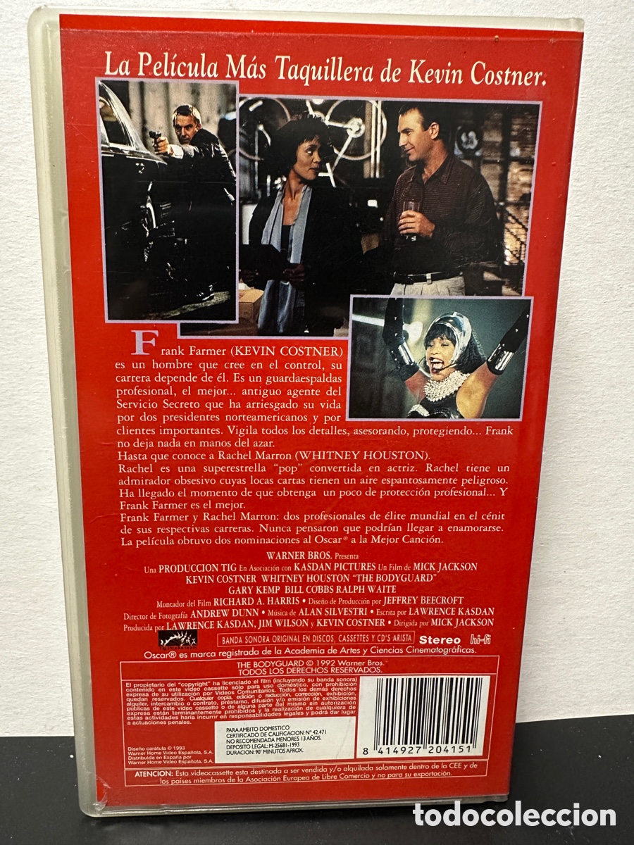 Cine: El Guardaespaldas (VHS) - Foto 3