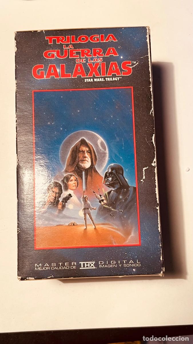 Cine: Trilogia guerra galaxias star wars vhs tres pel&iacute;culas imperio contraataca retorno jedi
