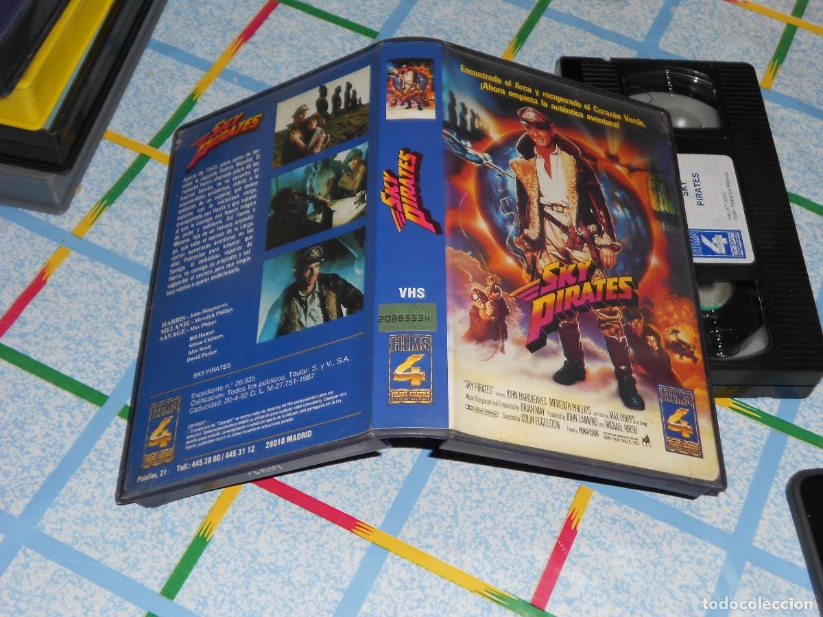 Cine: Sky pirates. Pel&iacute;cula en v&iacute;deo VHS - Foto 2