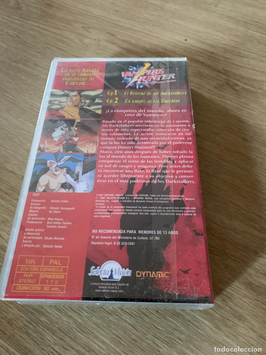Cine: VHS PRECINTADO. VAMPIRE HUNTER. ANIME. - Foto 2