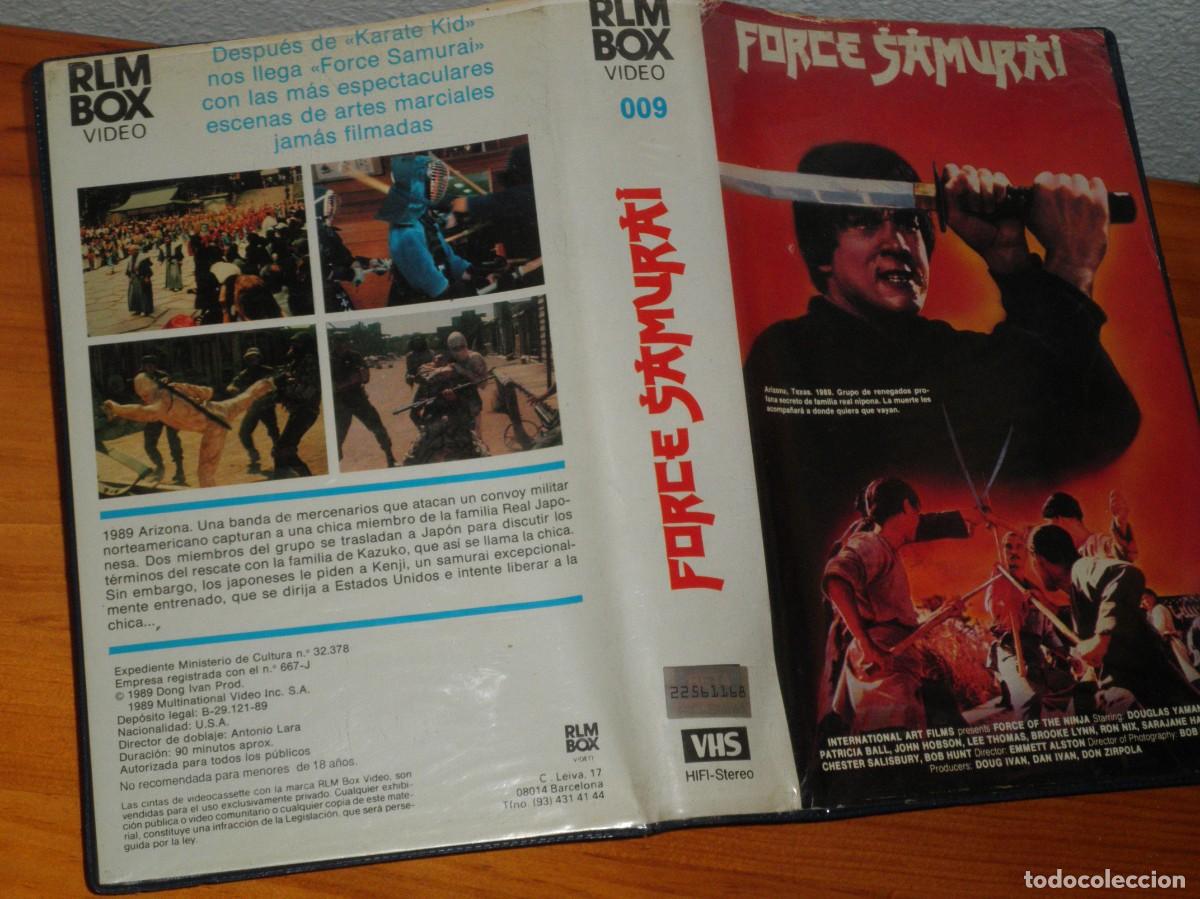 Cine: Force Samurai. Pelicula en video VHS - Foto 2