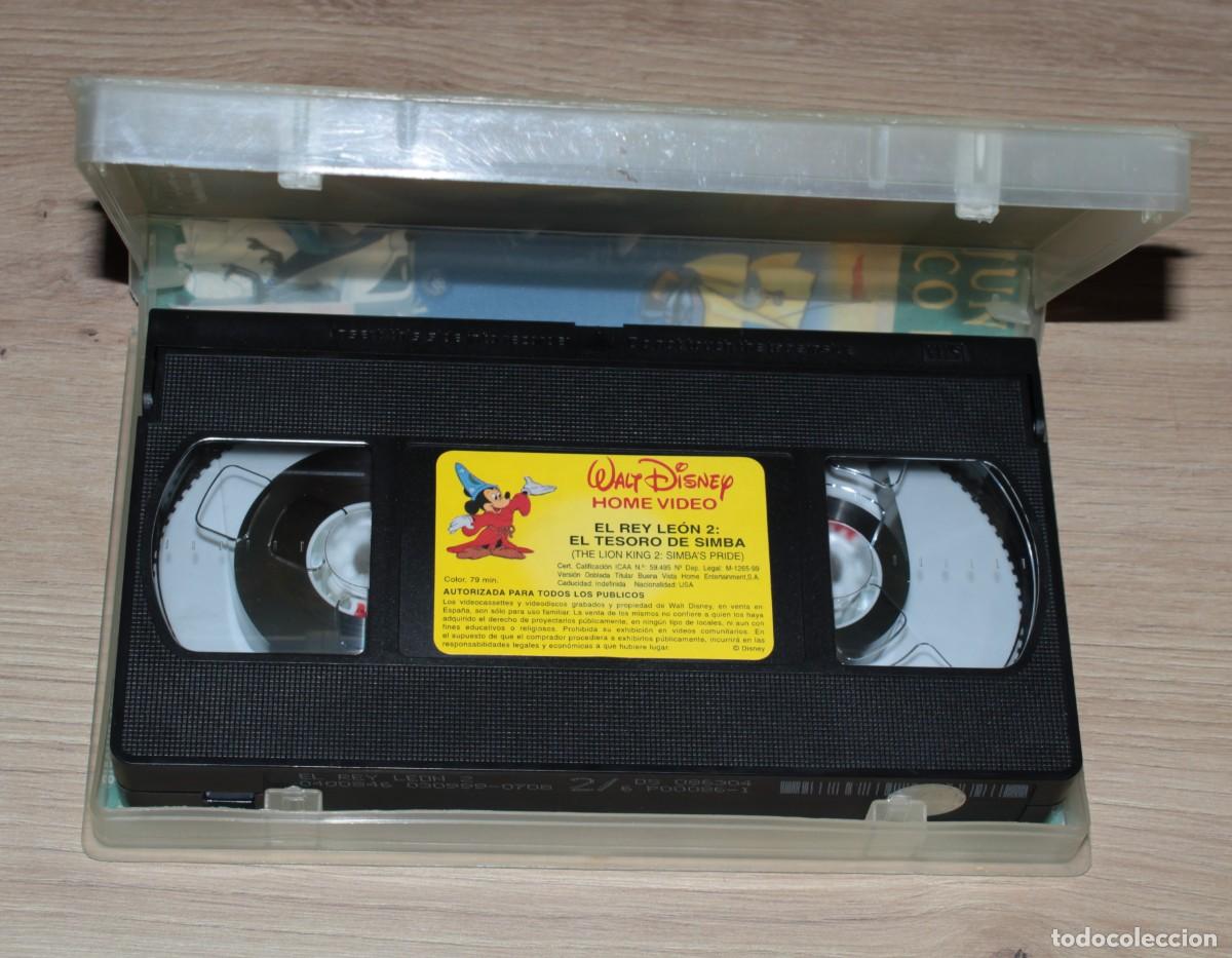 Cine: VHS El Rey le&oacute;n 2 El tesoro de Simba - Foto 4
