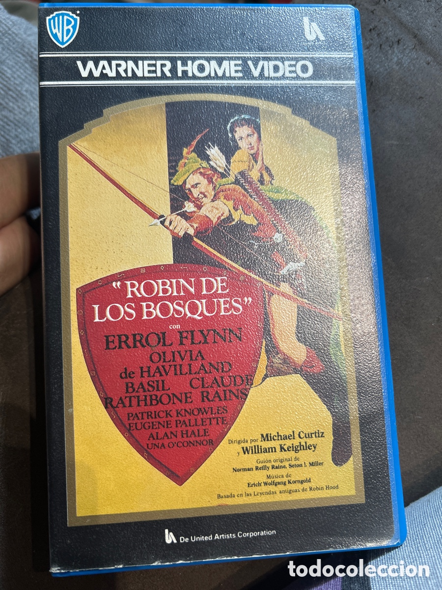 Cine: Robin de los bosques. Vhs. Edici&oacute;n 1986 - Foto 1