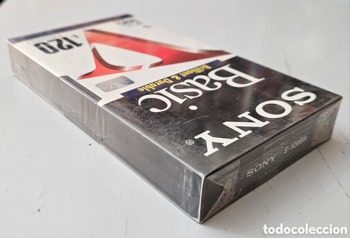 Cine: VHS SONY BASIC E-120 CINTA VIRGEN PRECINTADA NUEVA - Foto 2