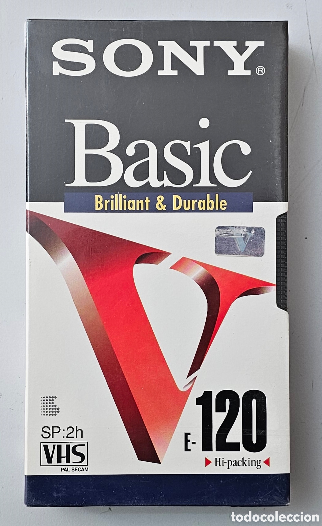Cine: VHS SONY BASIC E-120 CINTA VIRGEN PRECINTADA NUEVA - Foto 3