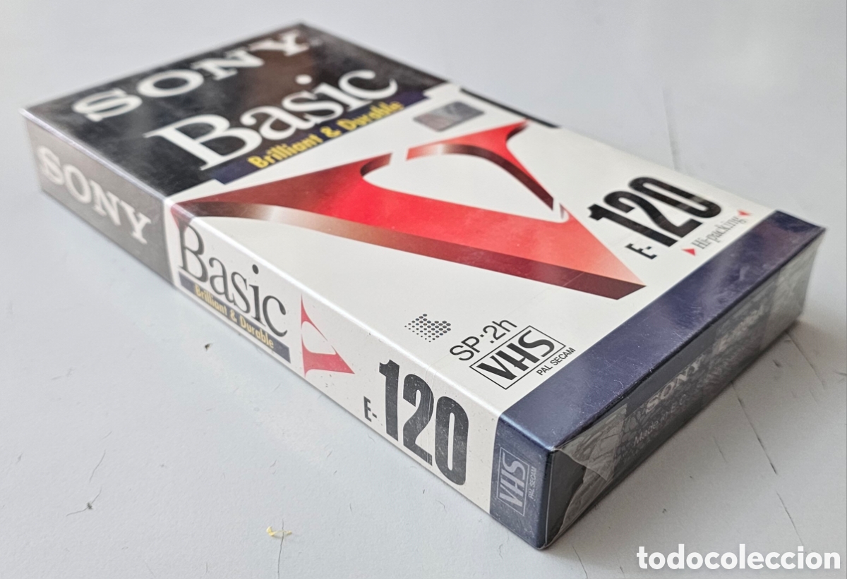 Cine: VHS SONY BASIC E-120 CINTA VIRGEN PRECINTADA NUEVA - Foto 1