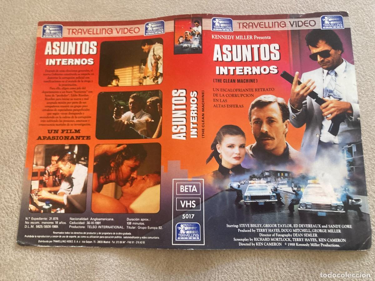 Cinema: Car&aacute;tula video original ASUNTOS INTERNOS