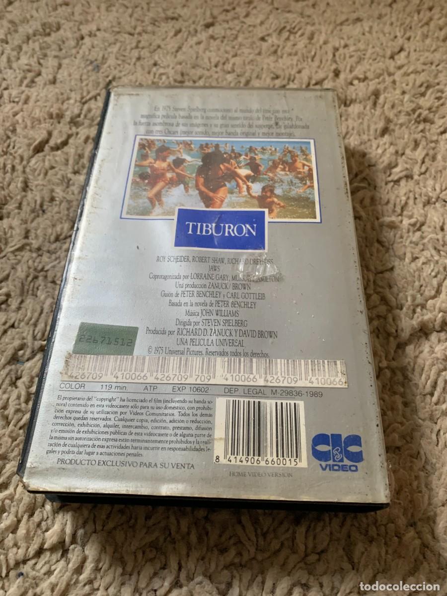 Cine: VHS TERROR. TIBURON. JOYA - Foto 2