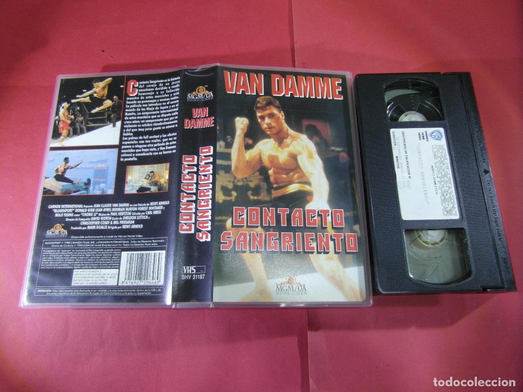 Cine: CINTA DE VIDEO VHS - CONTRATO SANGRIENTO - JEAN CLAUDE VAN DAMME