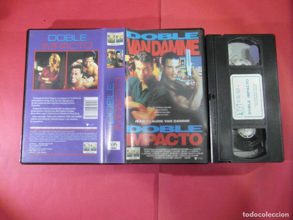 Cine: CINTA DE VIDEO VHS - DOBLE IMPACTO - JEAN CLAUDE VAN DAMME