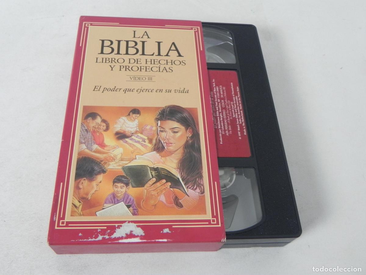 Cine: VHS LA BIBLIA(LIBRO DE LOS HECHOS Y PROFEC&Iacute;AS)V&Iacute;DEO III -WATCH TOWER DIBLE-1996 - TESTIGOS DE JEHOV&Aacute;