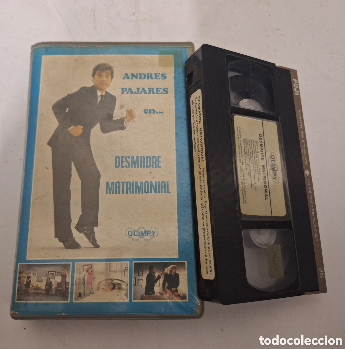Cine: Desmadre Matrimonial VHS Andr&eacute;s Pajares