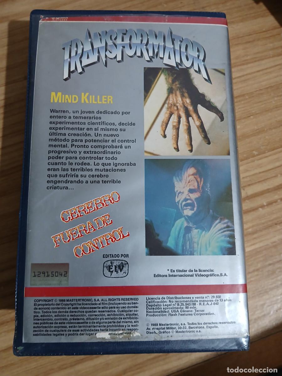 Cine: Transformator / Mindkiller (1987) VHS - Foto 2