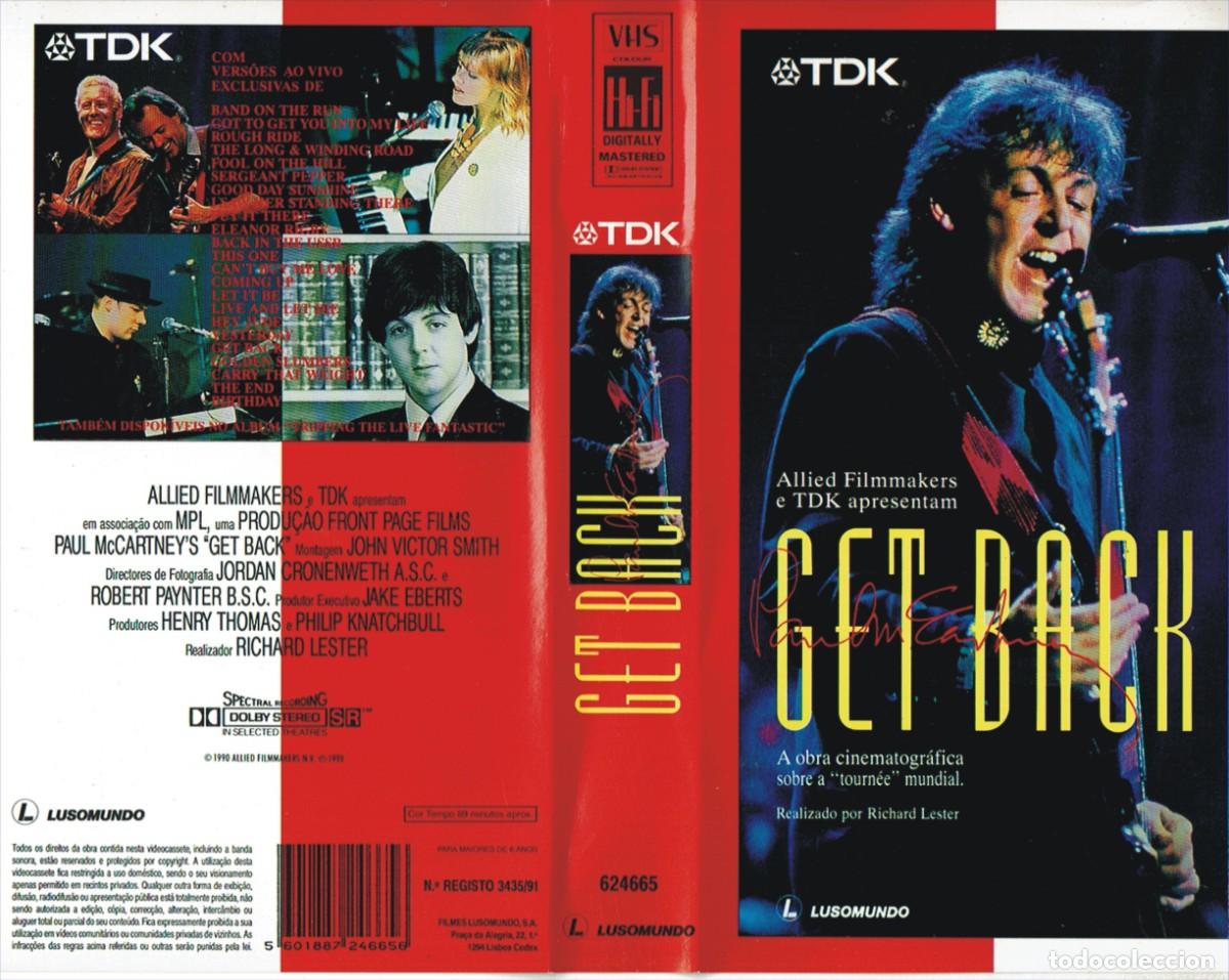 Cine: Paul McCartney &ndash; Get Back VHS - Foto 5