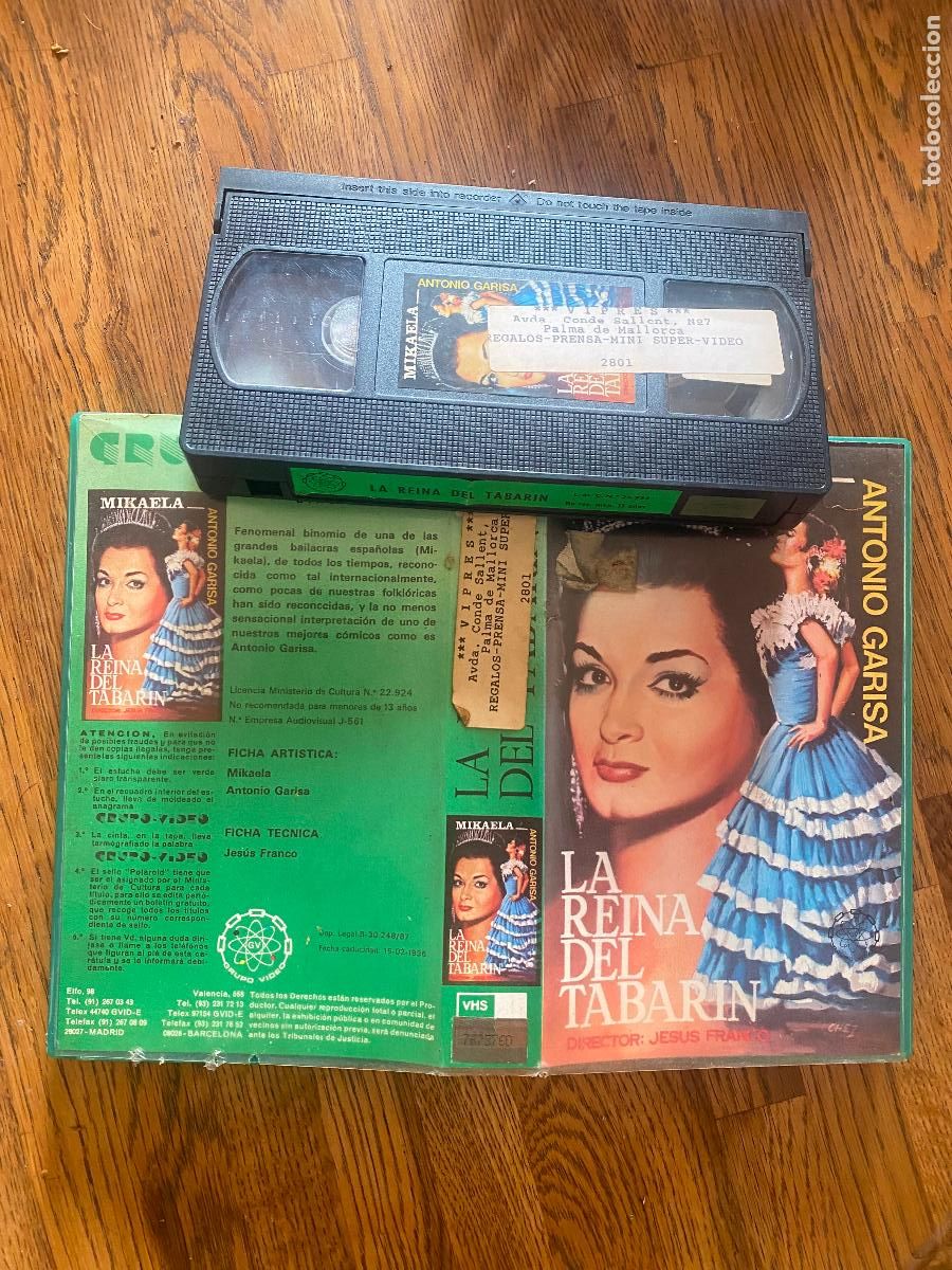 Cine: LA REINA DEL TABARIN - JESUS / JESS FRANCO - VHS