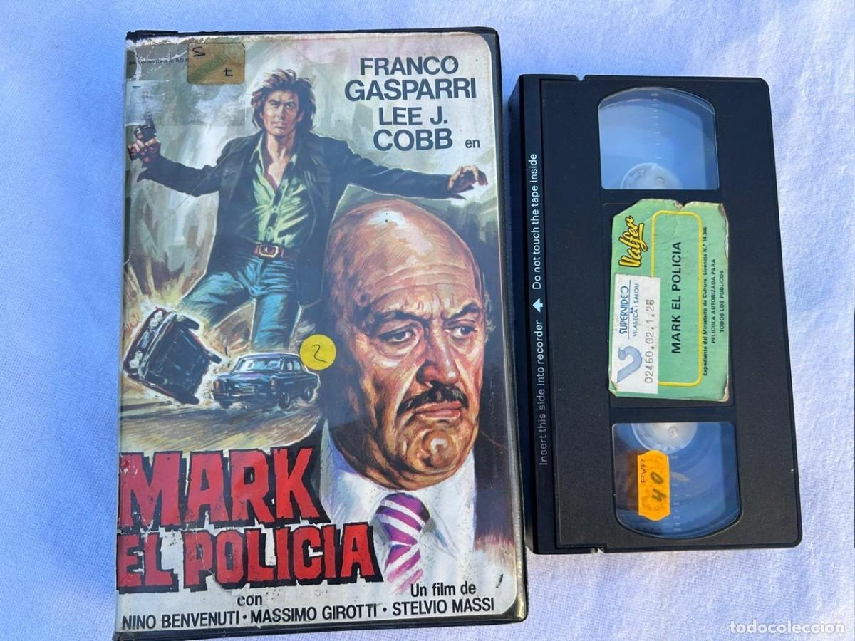 Cine: MARK EL POLICIA / STELVIO MASSI / POLIZIESCO / 1&ordf; EDICION / VHS