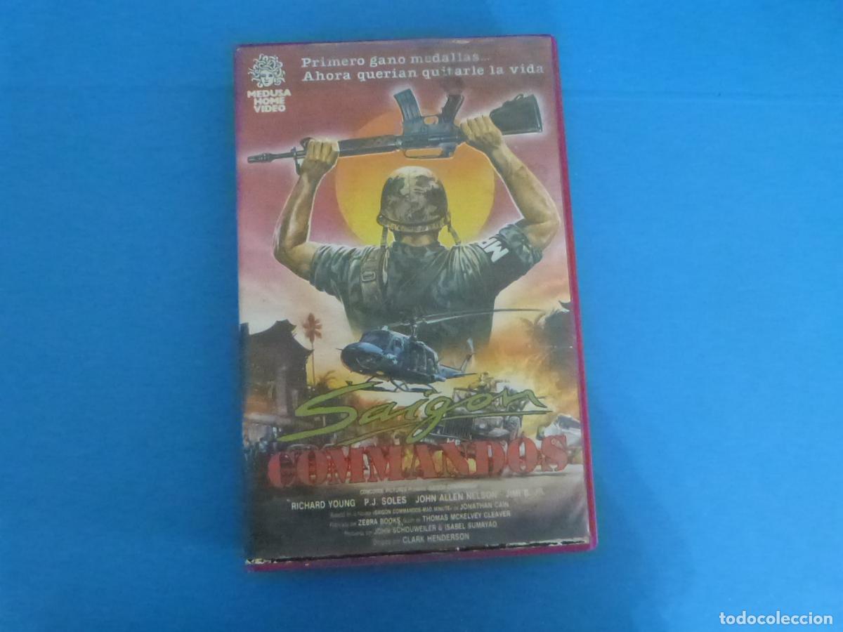 Cine: PELICULA VHS SAIGON COMMANDOS A&Ntilde;O 1988 RICHARD YOUNG