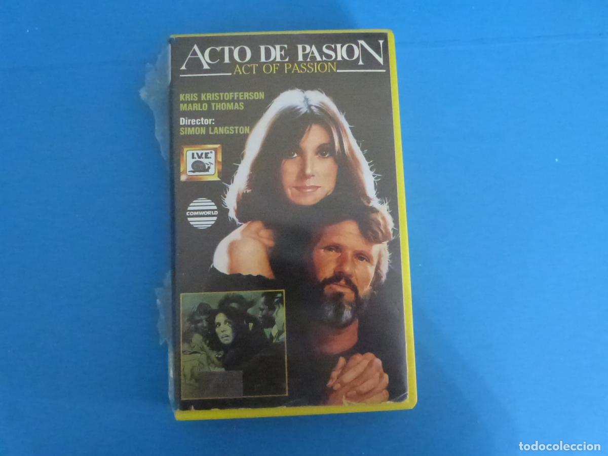 Cine: PELICULA VHS ACTO DE PASION ACT OF PASSION A&Ntilde;O 1985