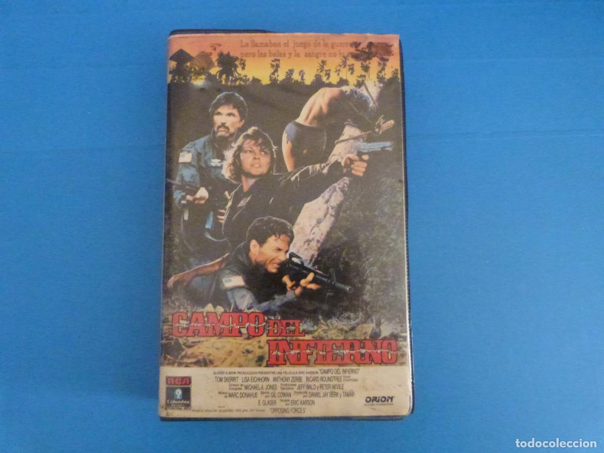 Cine: PELICULA VHS CAMPO DEL INFIERNO A&Ntilde;O 1988