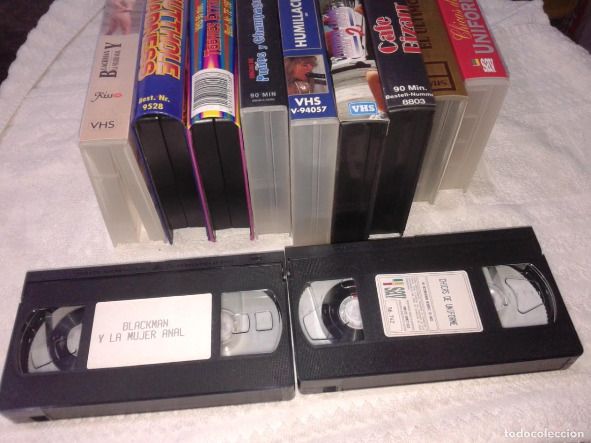 Cine: VHS, ANTIGUAS PEL&Iacute;CULAS X, LOTE DE 9, M