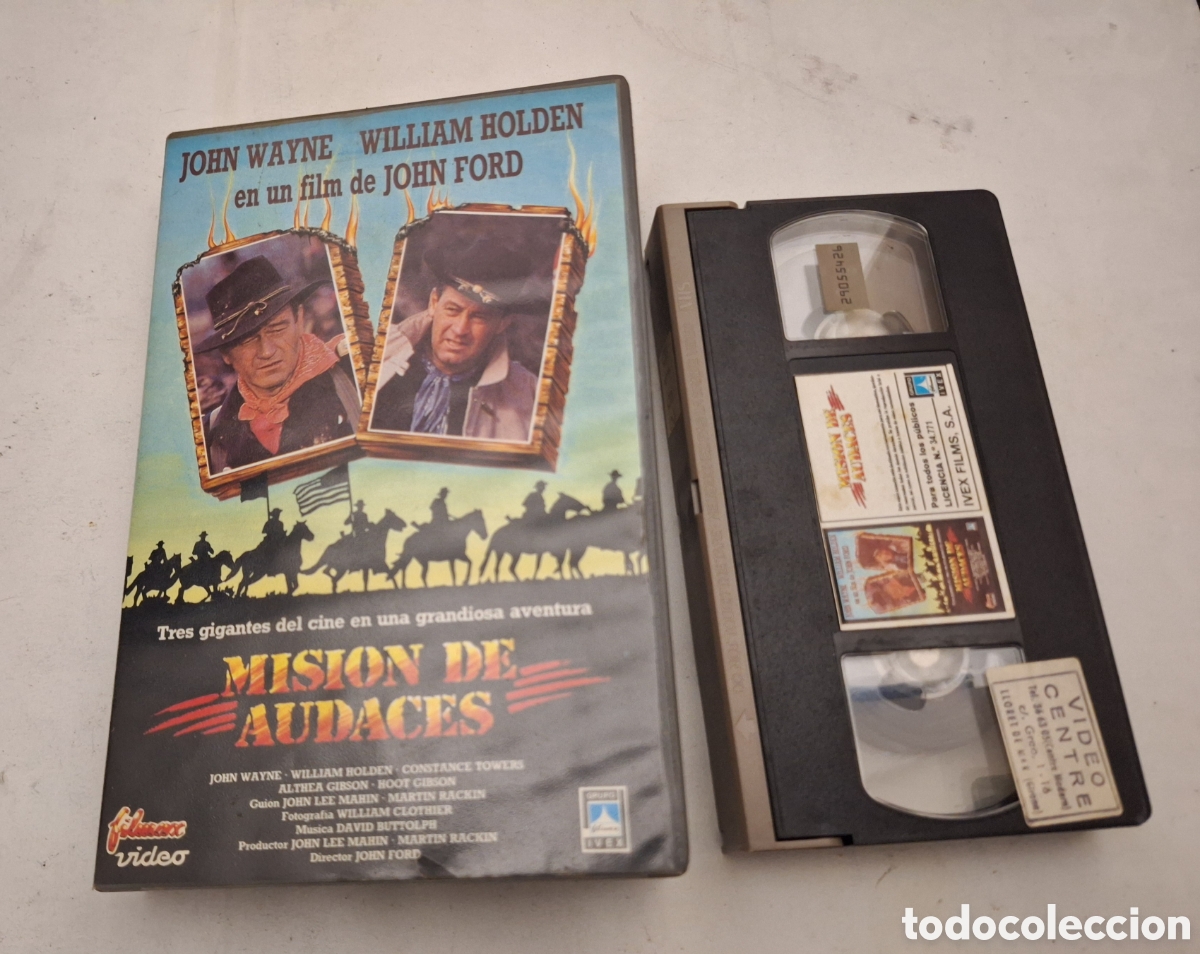 Cine: Mision de Audaces VHS John Wayne - Foto 1