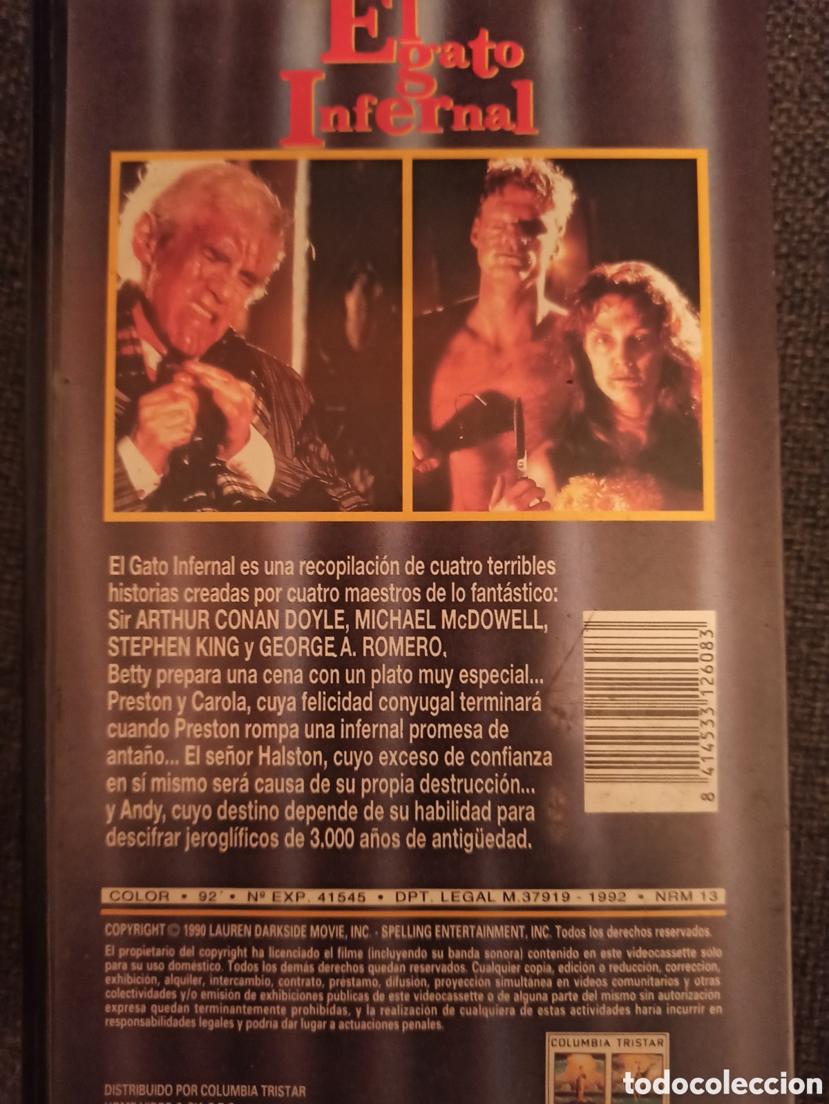 Cine: El gato infernal vhs - Foto 2