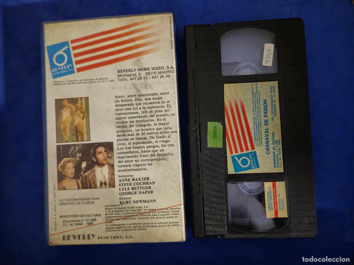 Cine: CARNAVAL DE PASION VHS (W1) - Foto 2