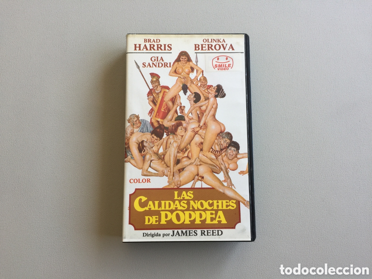 Cinema: VHS PELICULA &rdquo;LAS CALIDAS NOCHES DE POPPEA&rdquo; 1969 BRAD HARRIS, OLINKA BEROVA.