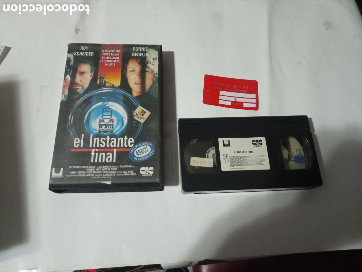 Cine: VHS EL INSTANTE FINAL - Foto 1