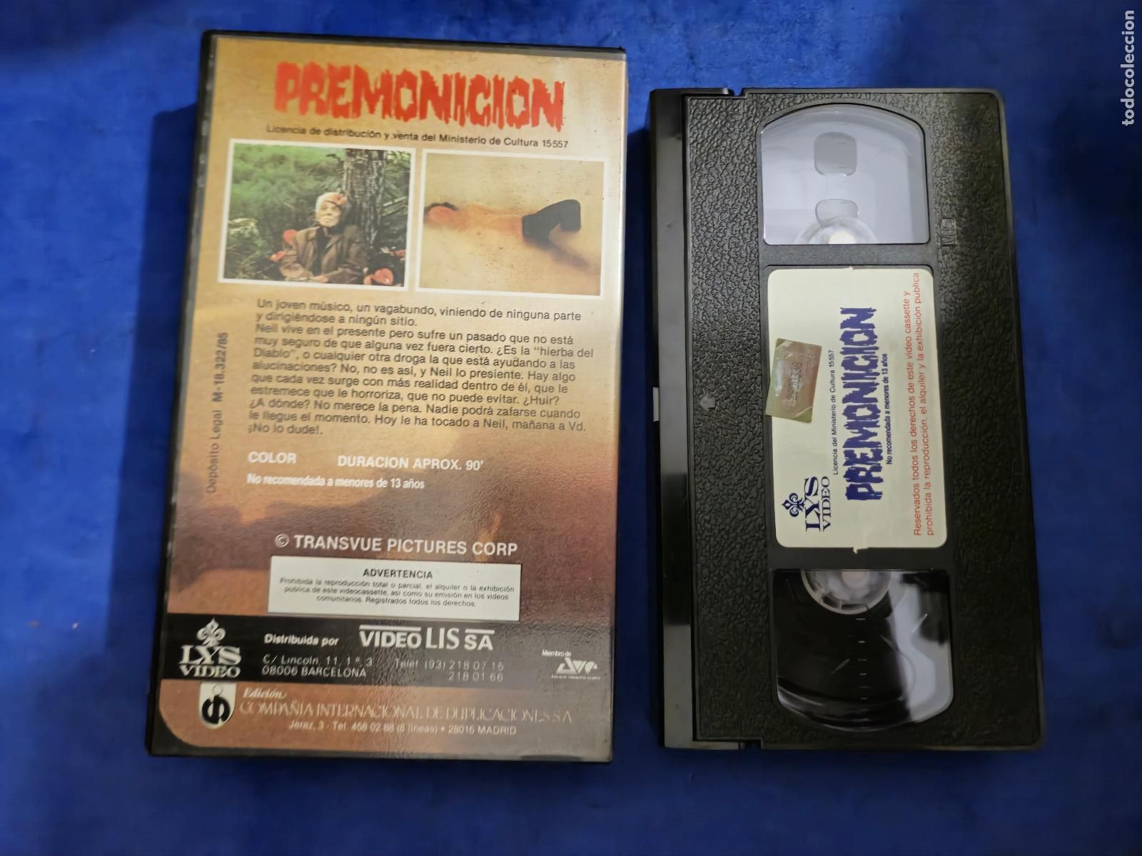 Cine: PREMONICION VHS (RR2A) - Foto 2
