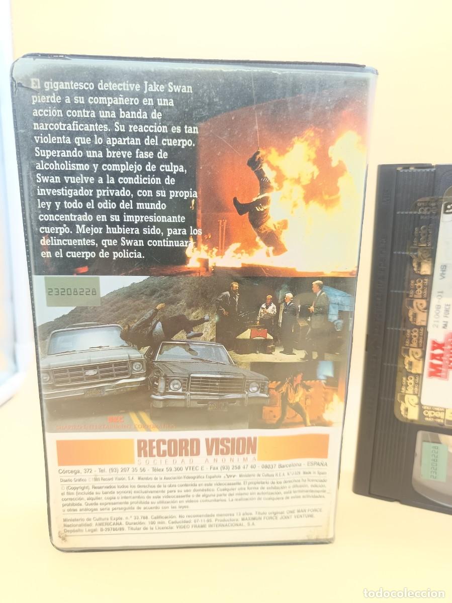 Cine: VHS-MAX FORCE- VHS-PELICULA - Foto 2