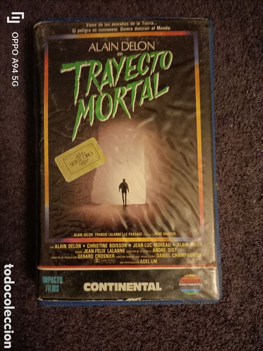 Kino: ​VHS Trayecto Mortal - Alain Delon - Edici&oacute;n Especial Serie Oro - Continental / Impacto Films