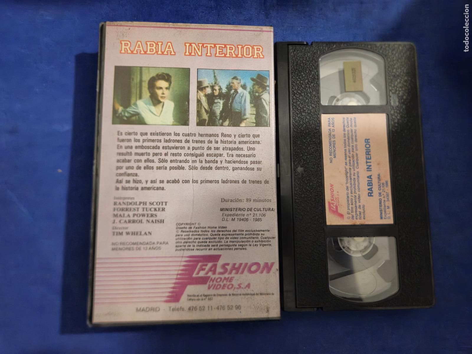 Cine: RABIA INTERIOR VHS (RR2A) - Foto 2