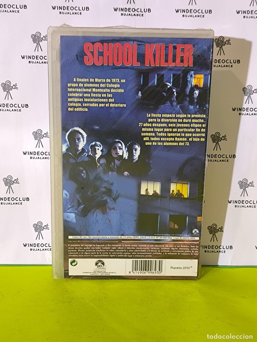 Cine: VHS SCHOOL KILLER (TERROR, PRECINTADA) - Foto 2