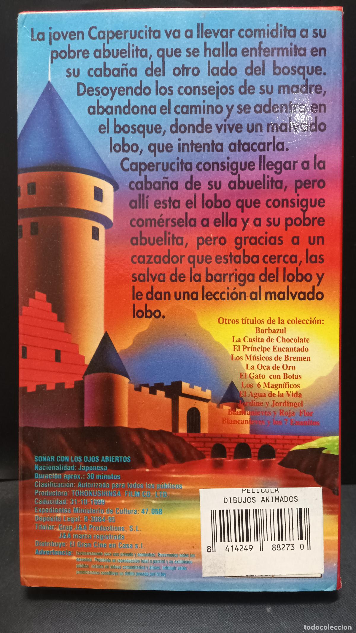 Cine: CAPERUCITA ROJA. VHS Version china. - Foto 2