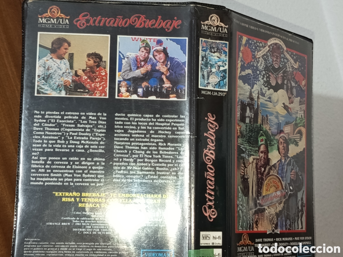 Cine: Extra&ntilde;o brebaje. Pel&iacute;cula en v&iacute;deo VHS - Foto 2