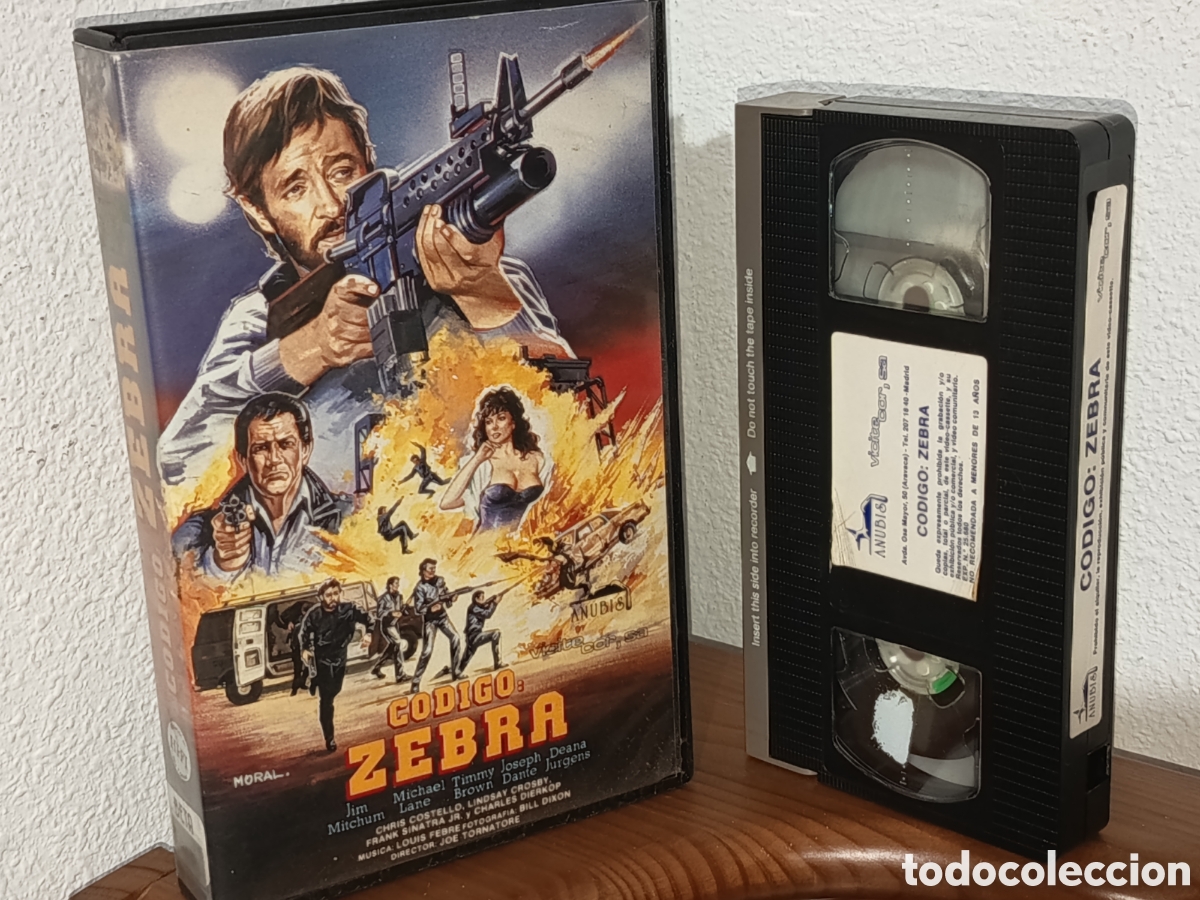 Cine: C&oacute;digo zebra. Pel&iacute;cula en v&iacute;deo VHS - Foto 1