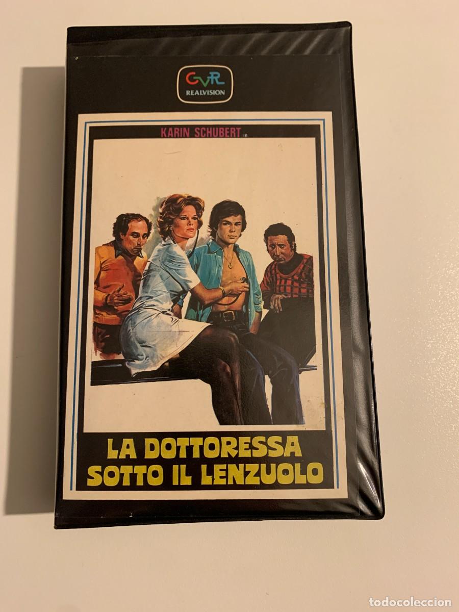 Cine: LA DOTTORESSA SOTTO IL LENZUOLO VHS PAL 846 CVR KARIN SCHUBERT ORCHIDEA DE SANTIS ALVARO VITALI