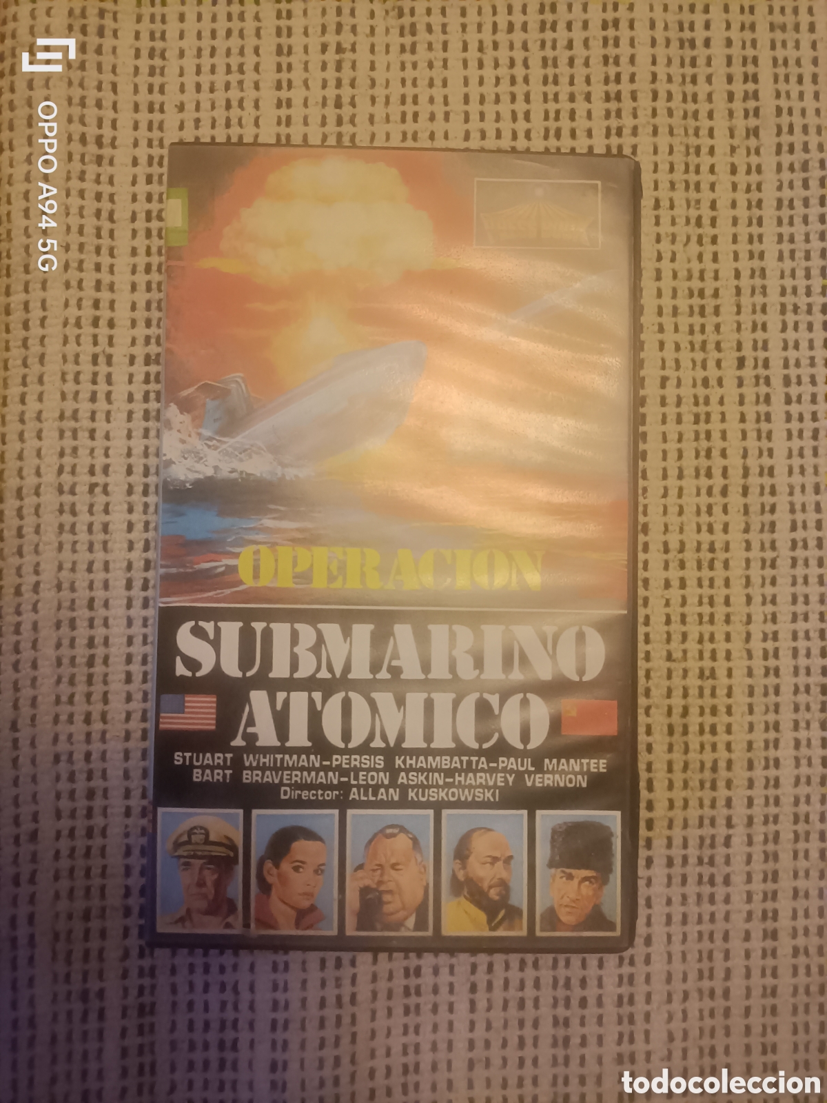 Cinema: ​VHS Operaci&oacute;n: Submarino At&oacute;mico | Stuart Whitman | Acci&oacute;n B&eacute;lica Retro | Rareza Videoclub