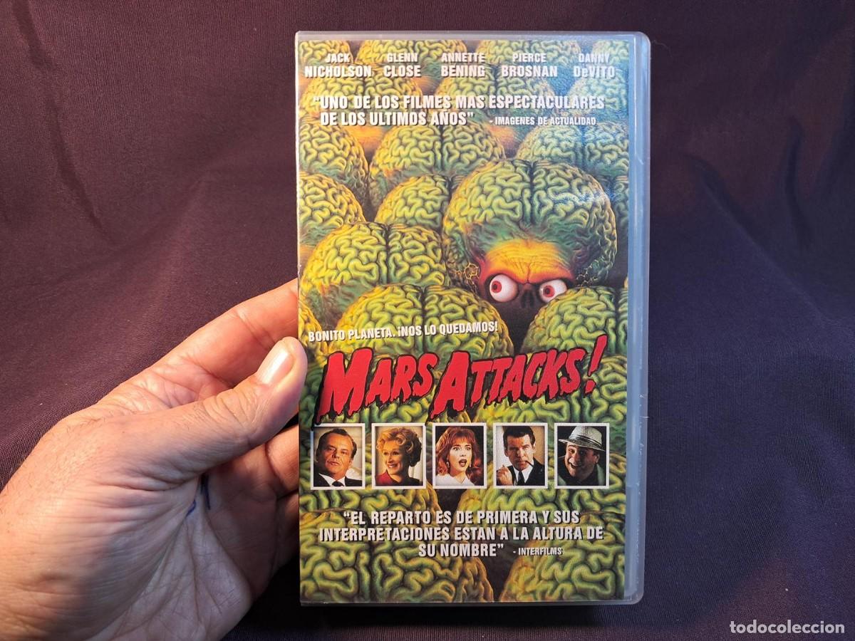 Cine: PELICULA - VHS &ndash; MARS ATTACKS (Mars Attacks!,1996),Tim Burton - Foto 1