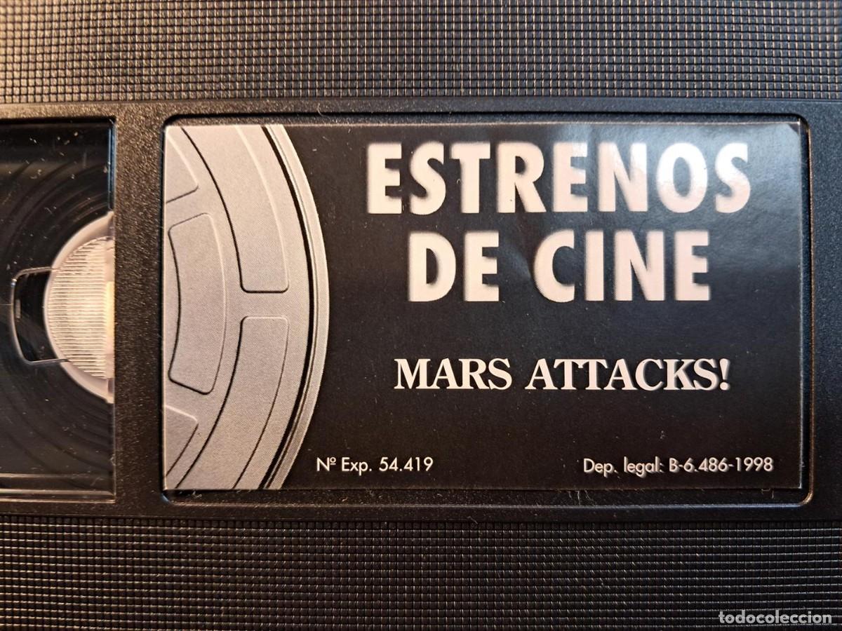Cine: PELICULA - VHS &ndash; MARS ATTACKS (Mars Attacks!,1996),Tim Burton - Foto 3