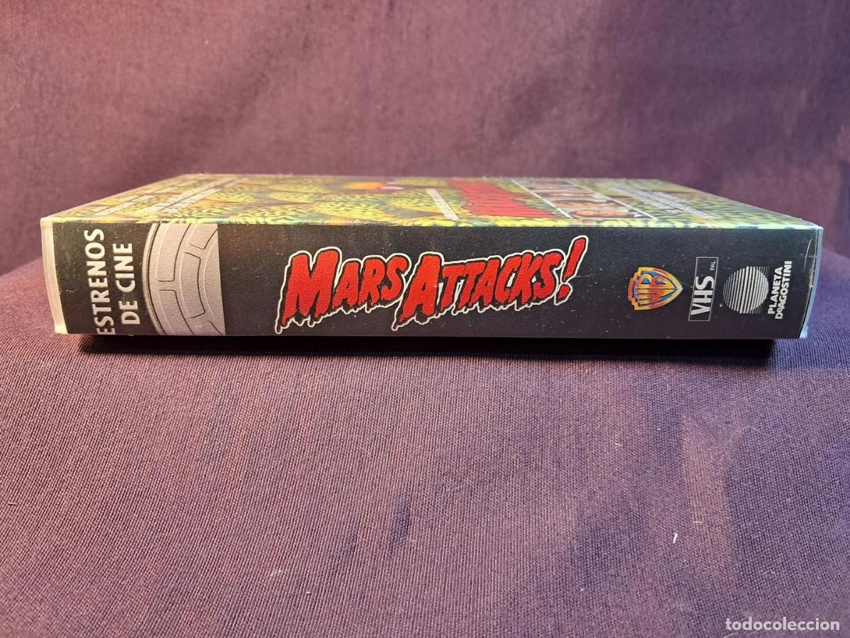 Cine: PELICULA - VHS &ndash; MARS ATTACKS (Mars Attacks!,1996),Tim Burton - Foto 10