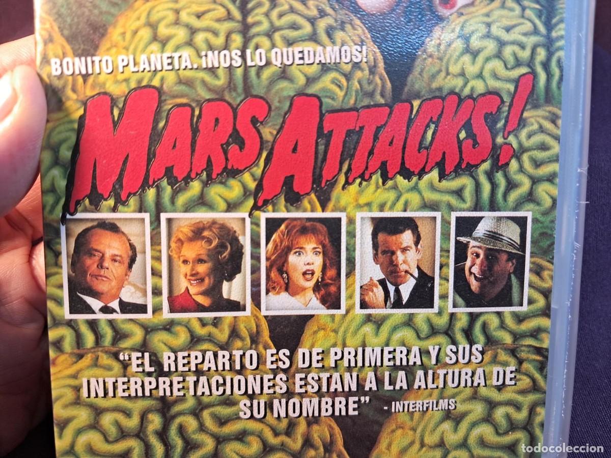 Cine: PELICULA - VHS &ndash; MARS ATTACKS (Mars Attacks!,1996),Tim Burton - Foto 11