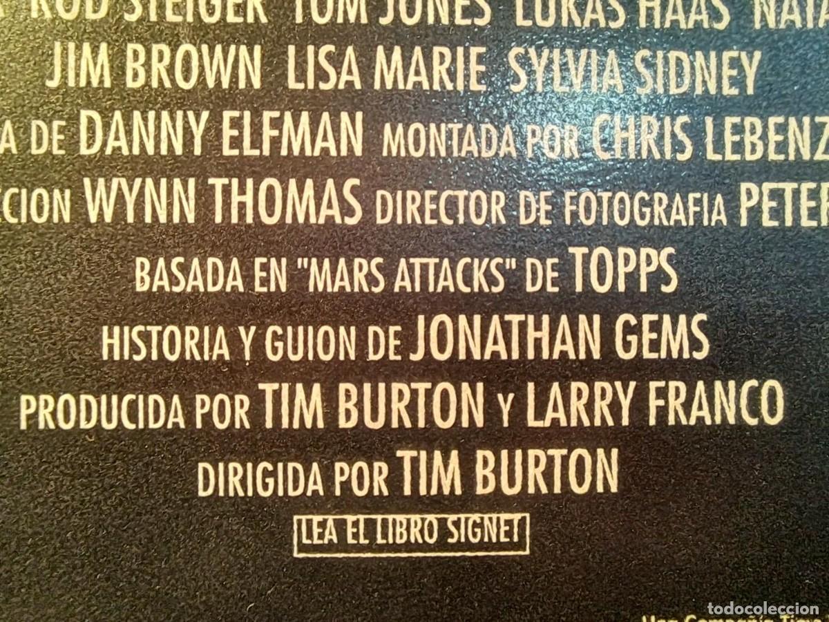 Cine: PELICULA - VHS &ndash; MARS ATTACKS (Mars Attacks!,1996),Tim Burton - Foto 23