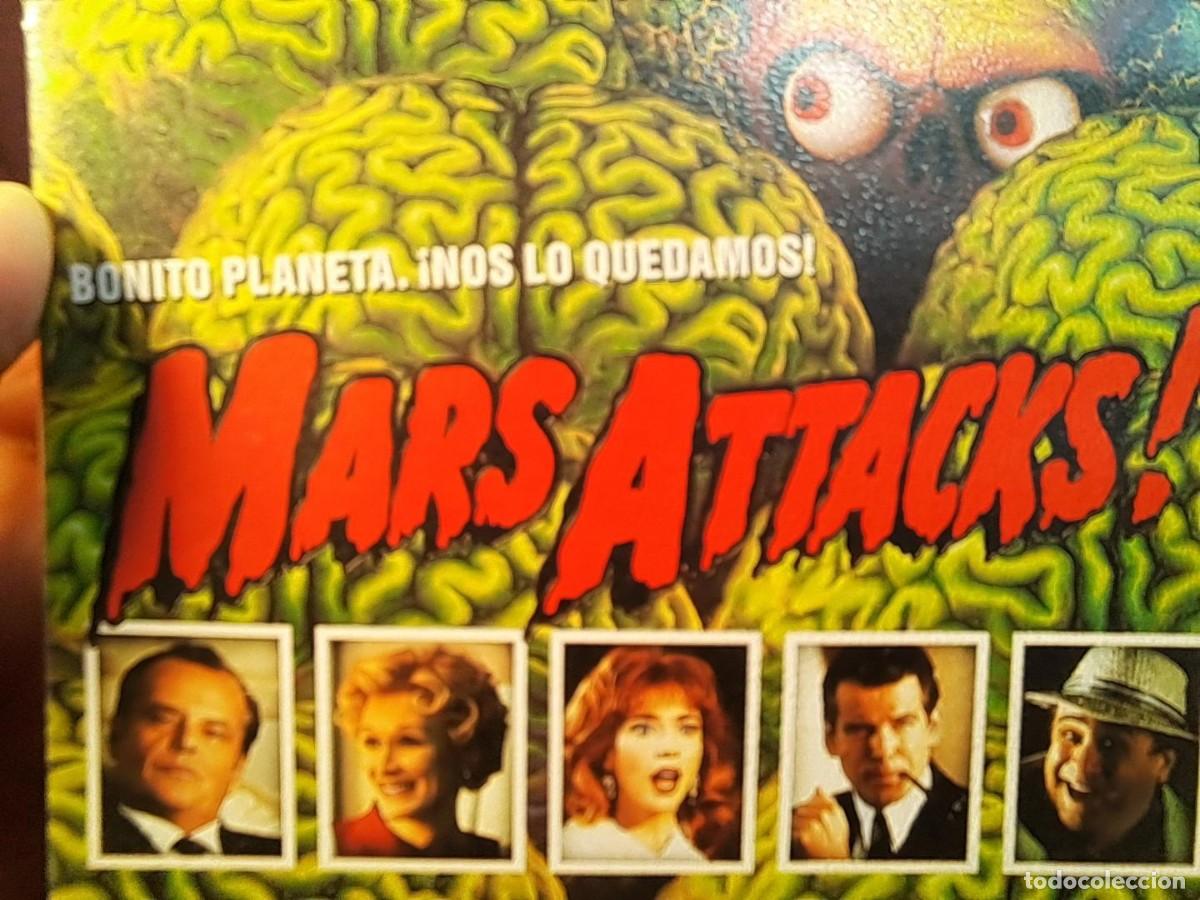 Cine: PELICULA - VHS &ndash; MARS ATTACKS (Mars Attacks!,1996),Tim Burton - Foto 26