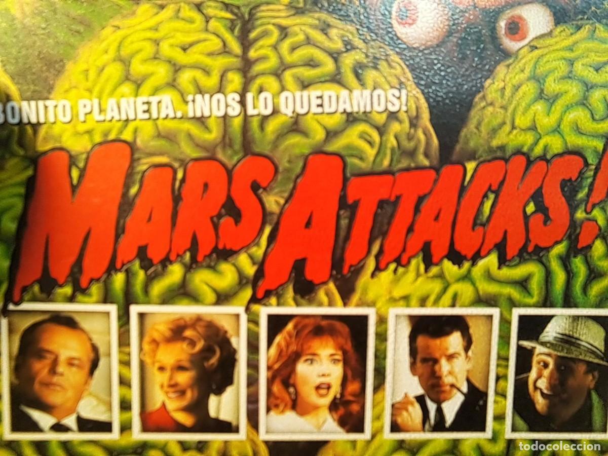 Cine: PELICULA - VHS &ndash; MARS ATTACKS (Mars Attacks!,1996),Tim Burton - Foto 27