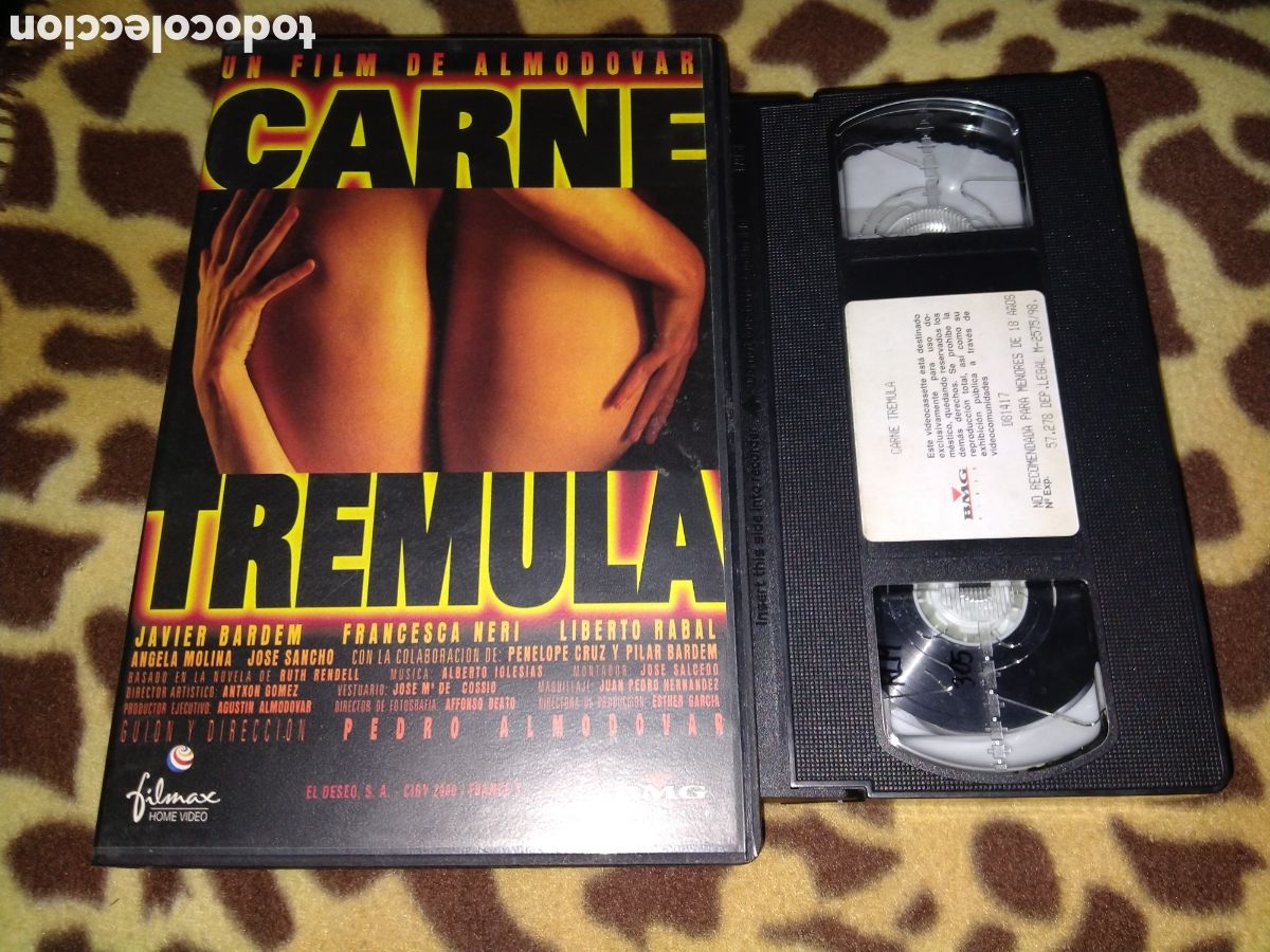 Cinema: VHS- Carne tr&eacute;mula- Caja grande R4