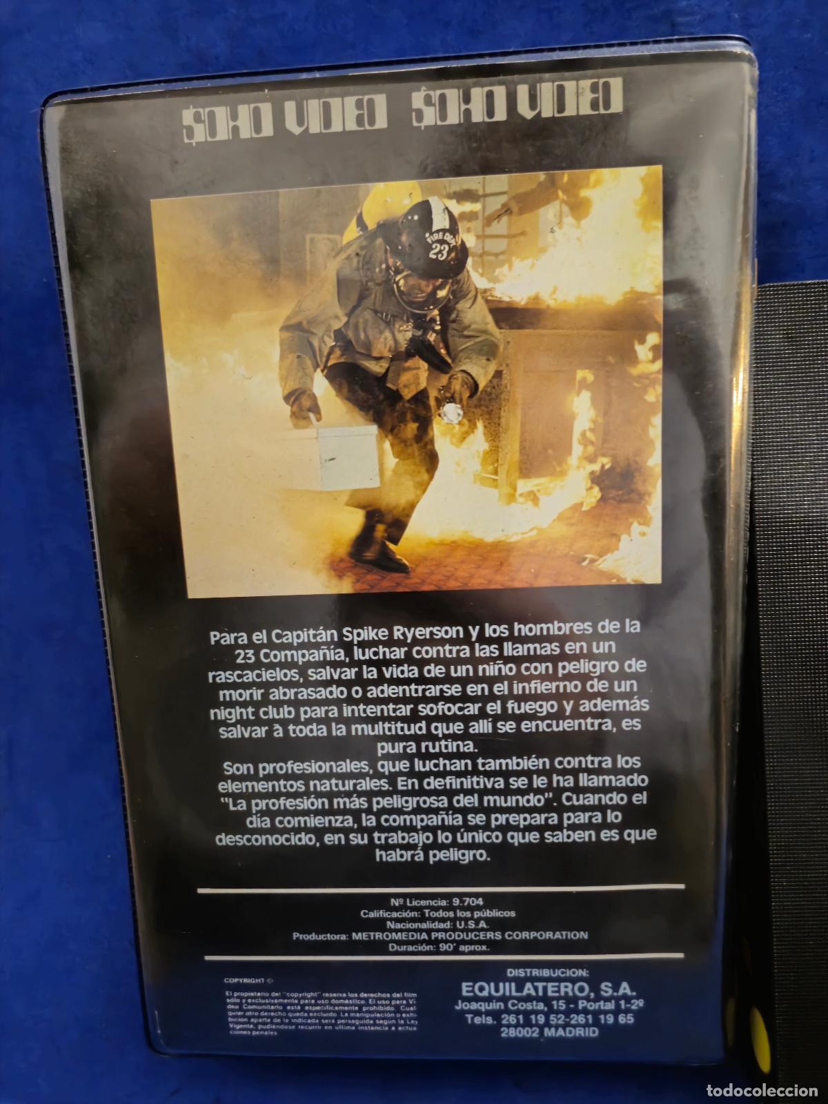 Cine: COMANDO ANTIFUEGO VHS (E1A) - Foto 2